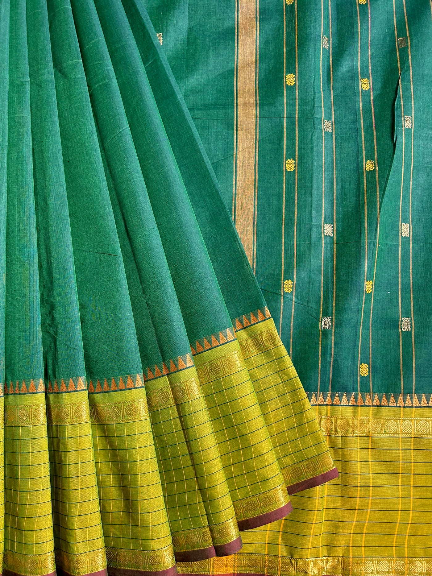 BRAHMAPUTRA: KANCHIPURAM COTTON SAREE