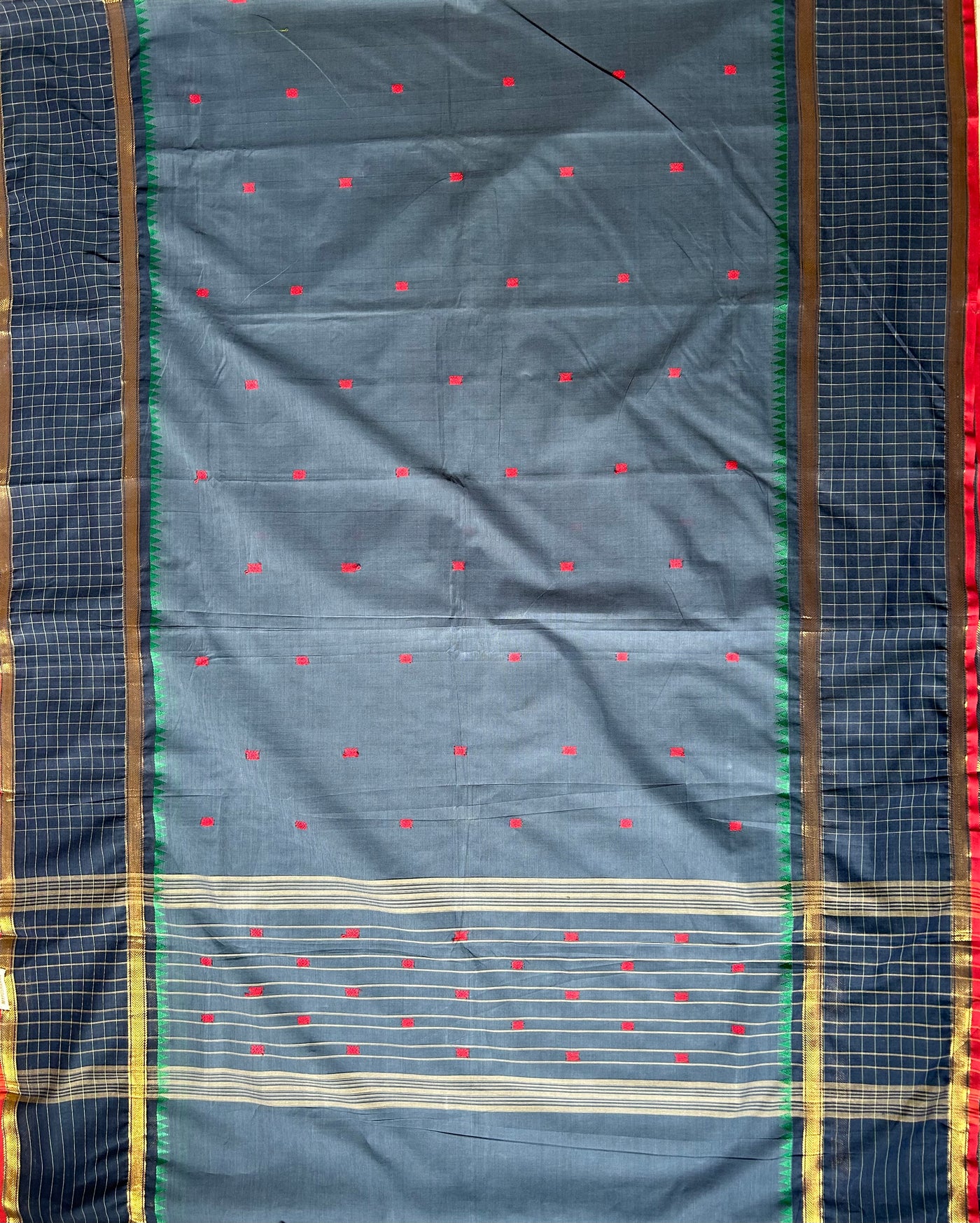 MORNI: Knchipuram cotton saree