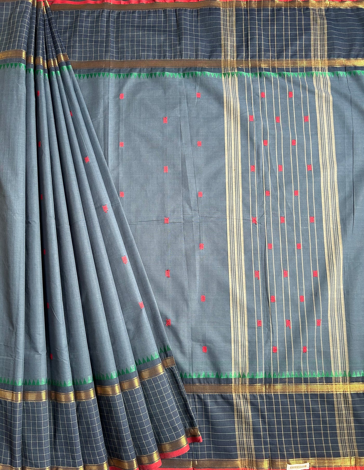 MORNI: Knchipuram cotton saree