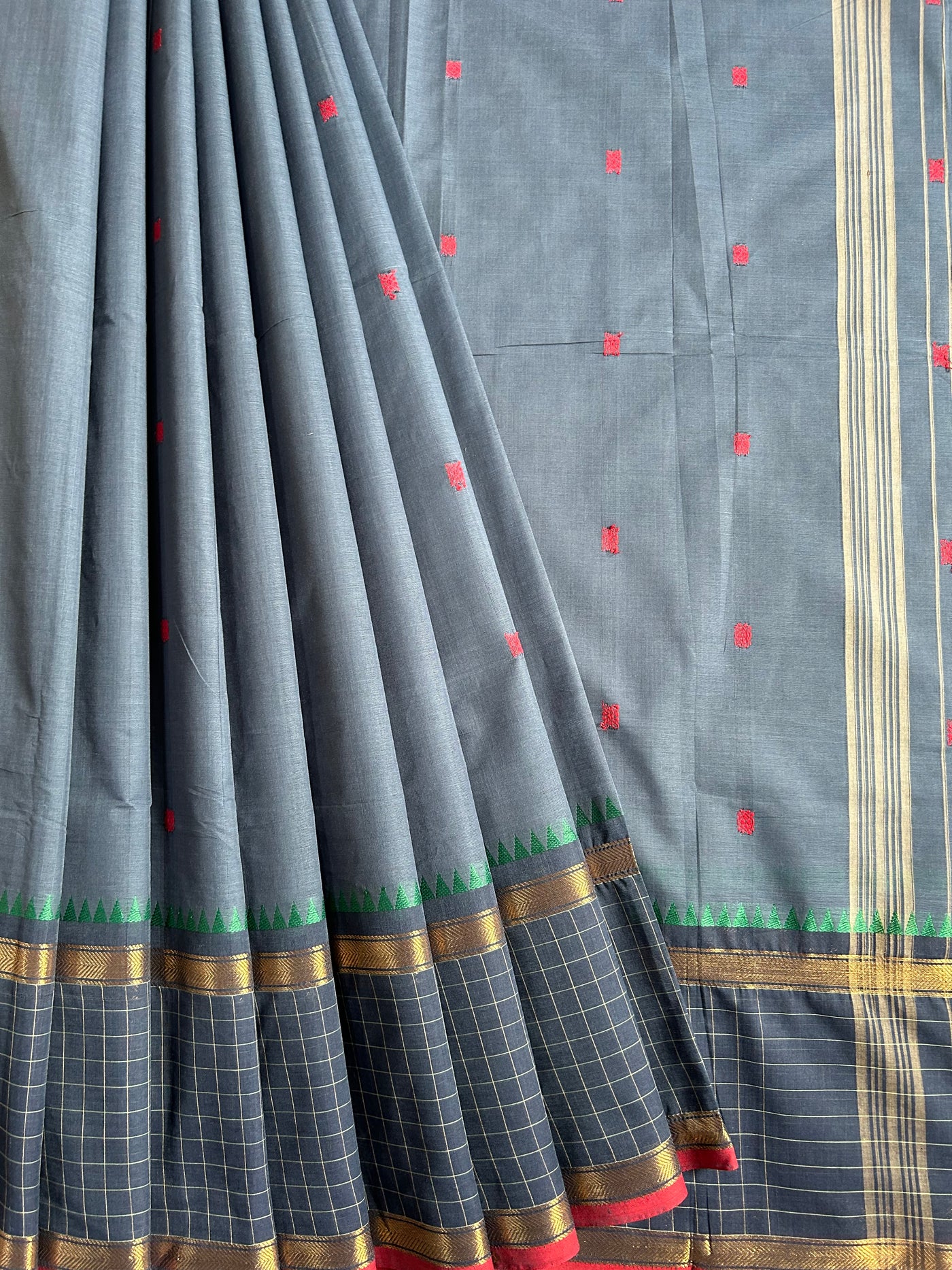 MORNI: Knchipuram cotton saree