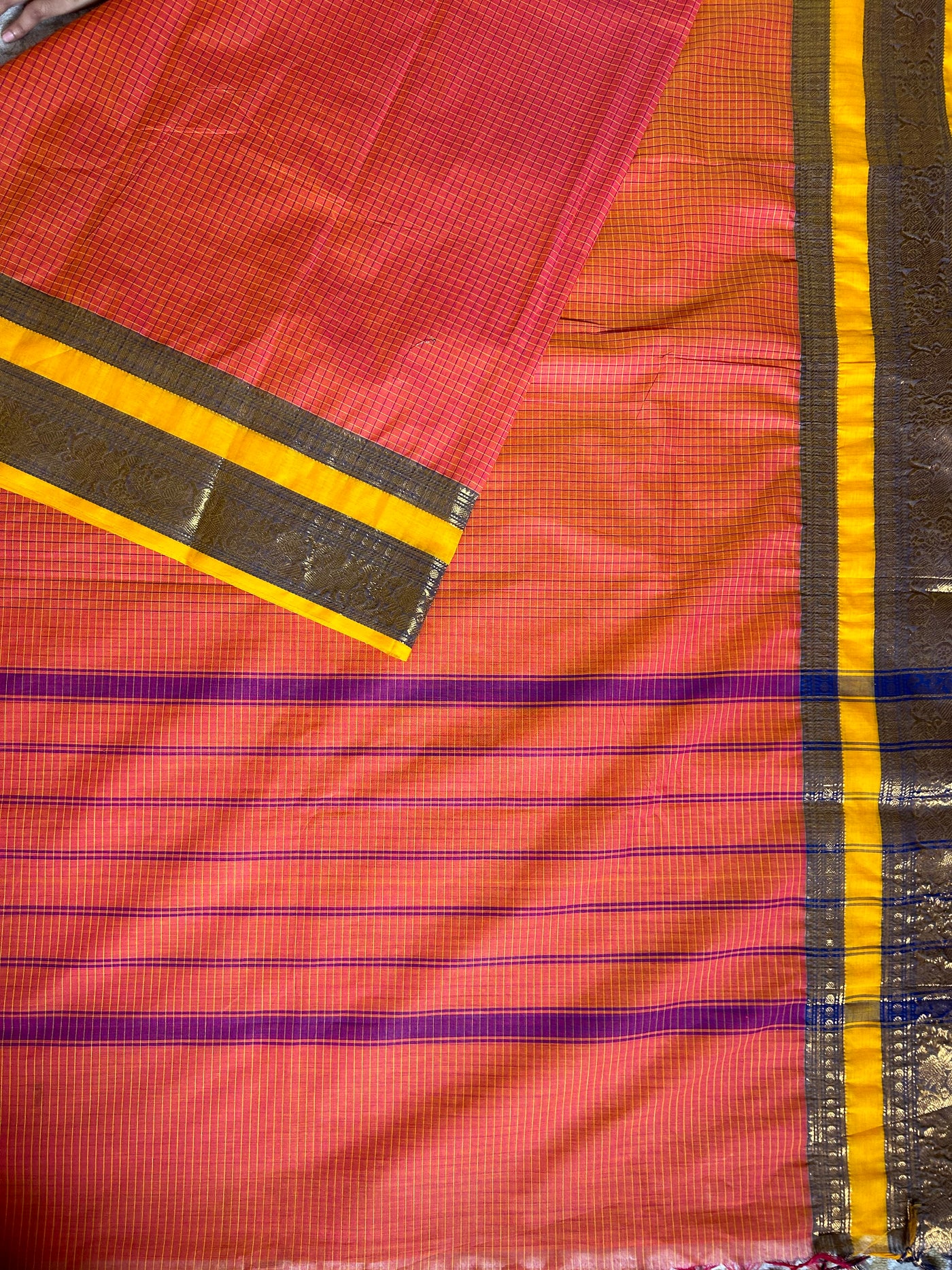 CHAMBA: Kanchipuram cotton saree