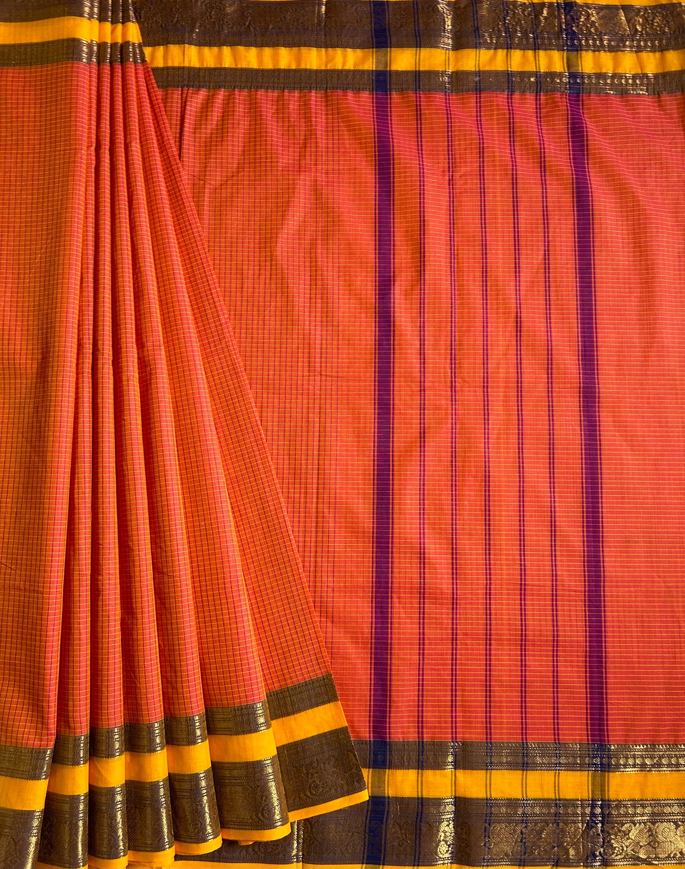 CHAMBA: Kanchipuram cotton saree