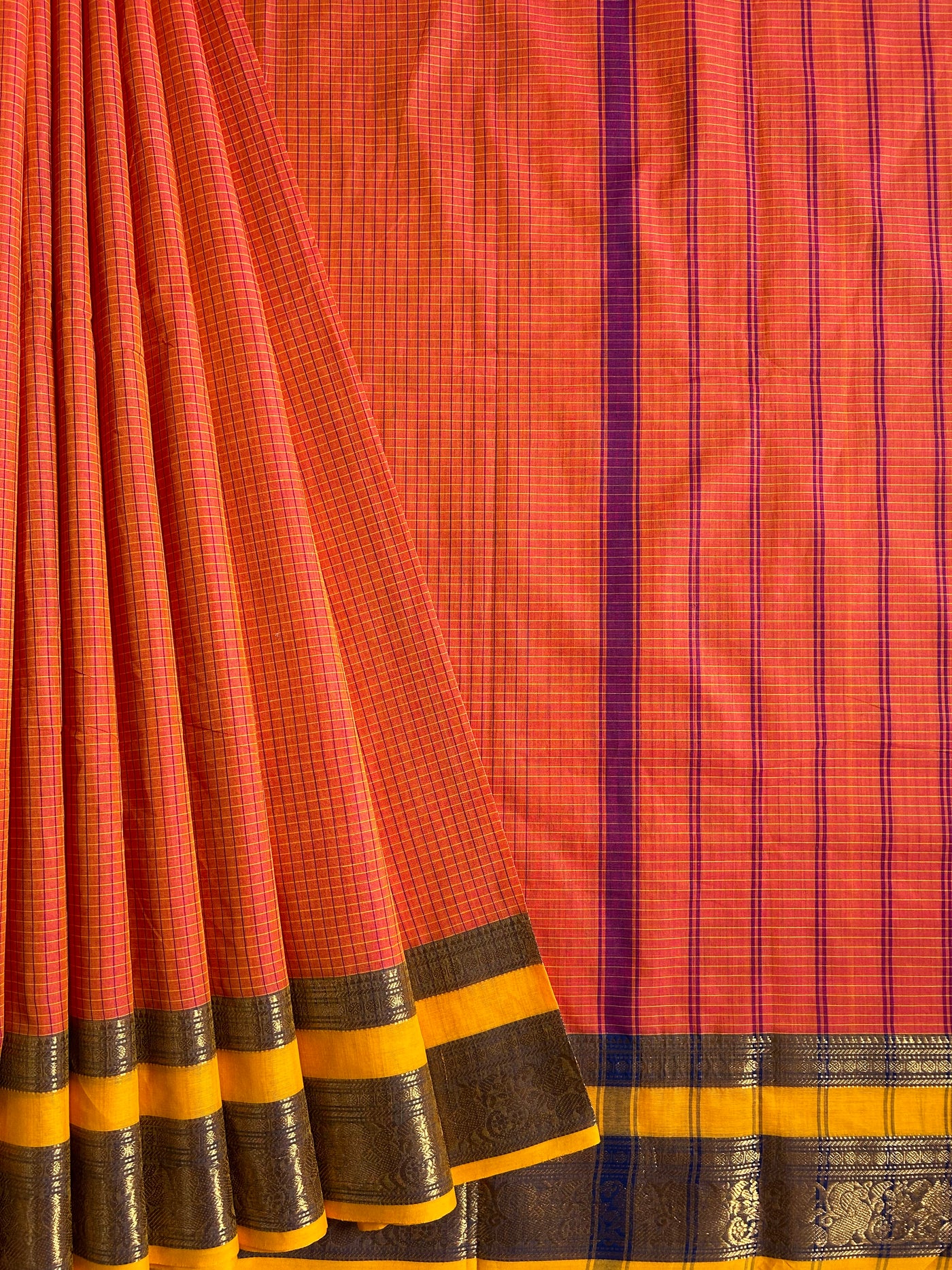 CHAMBA: Kanchipuram cotton saree