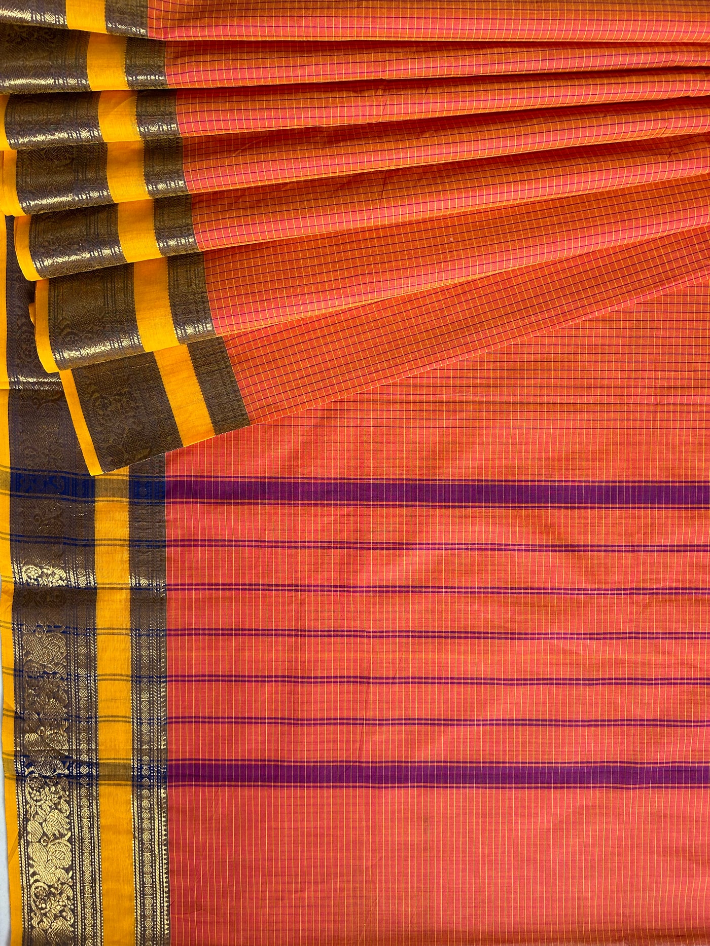 CHAMBA: Kanchipuram cotton saree