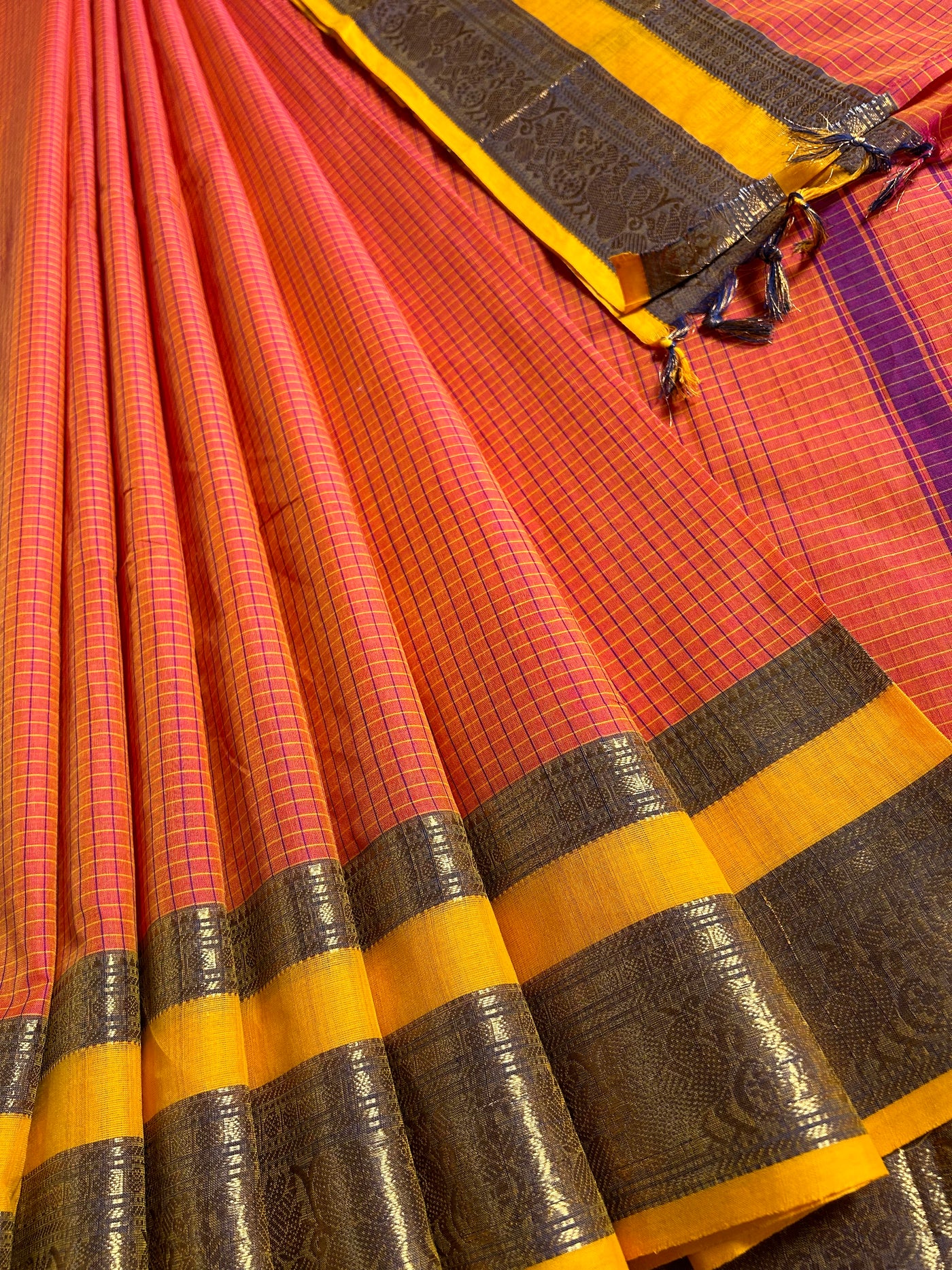 CHAMBA: Kanchipuram cotton saree