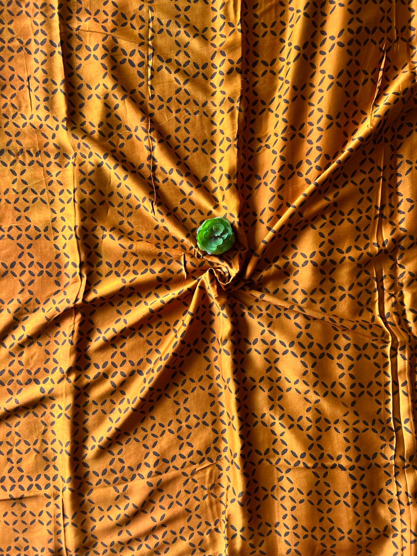 RANG CHAAP:INDIGO,HAND BLOCK AJRAKH MODAL SILK SAREE