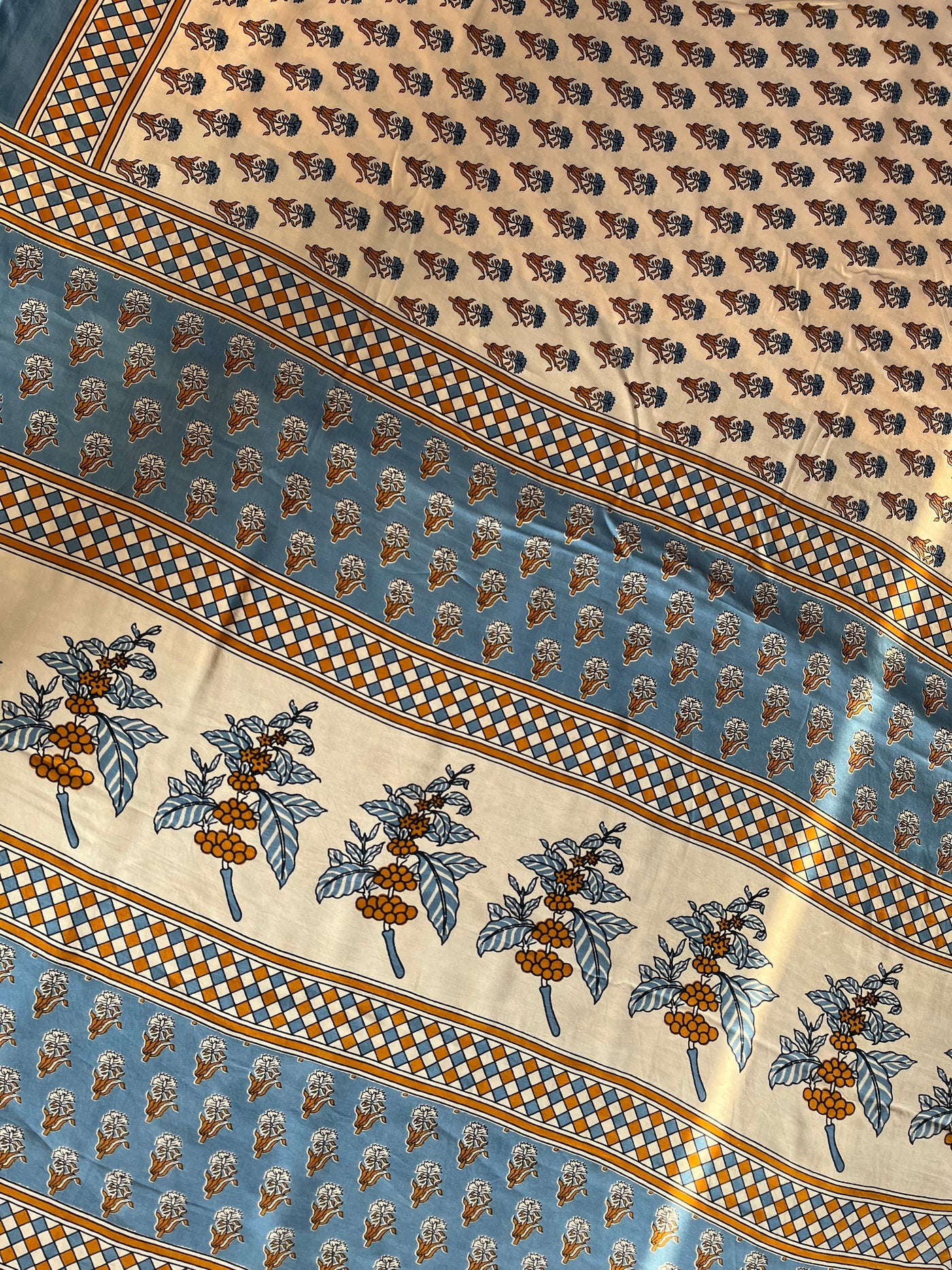 Kavita: HANDBLOCK PRINTED DABU MODAL SILK SAREE