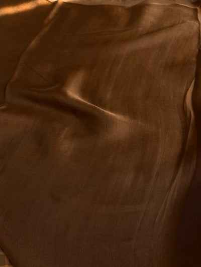 Siyara: HANDBLOCK BAGRU PRINTED ICE BLUE MODAL SILK SAREE