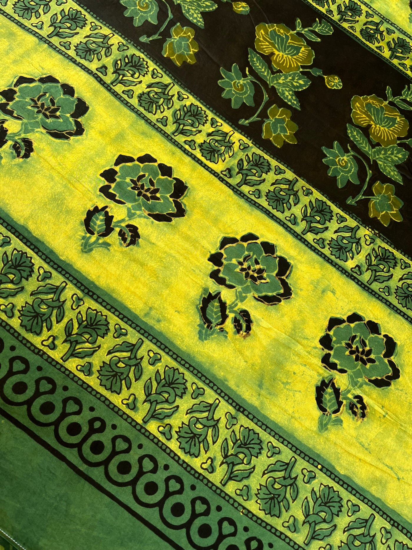 Rubaru: HANDBLOCK BAGRU PRINTED ICE BLUE MODAL SILK SAREE