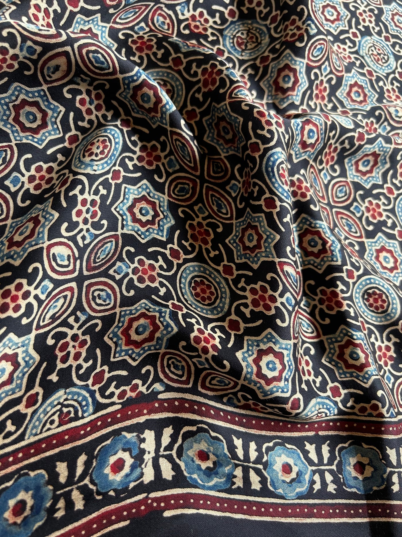 SALONI: AJRAKH MODAL SILK SAREE