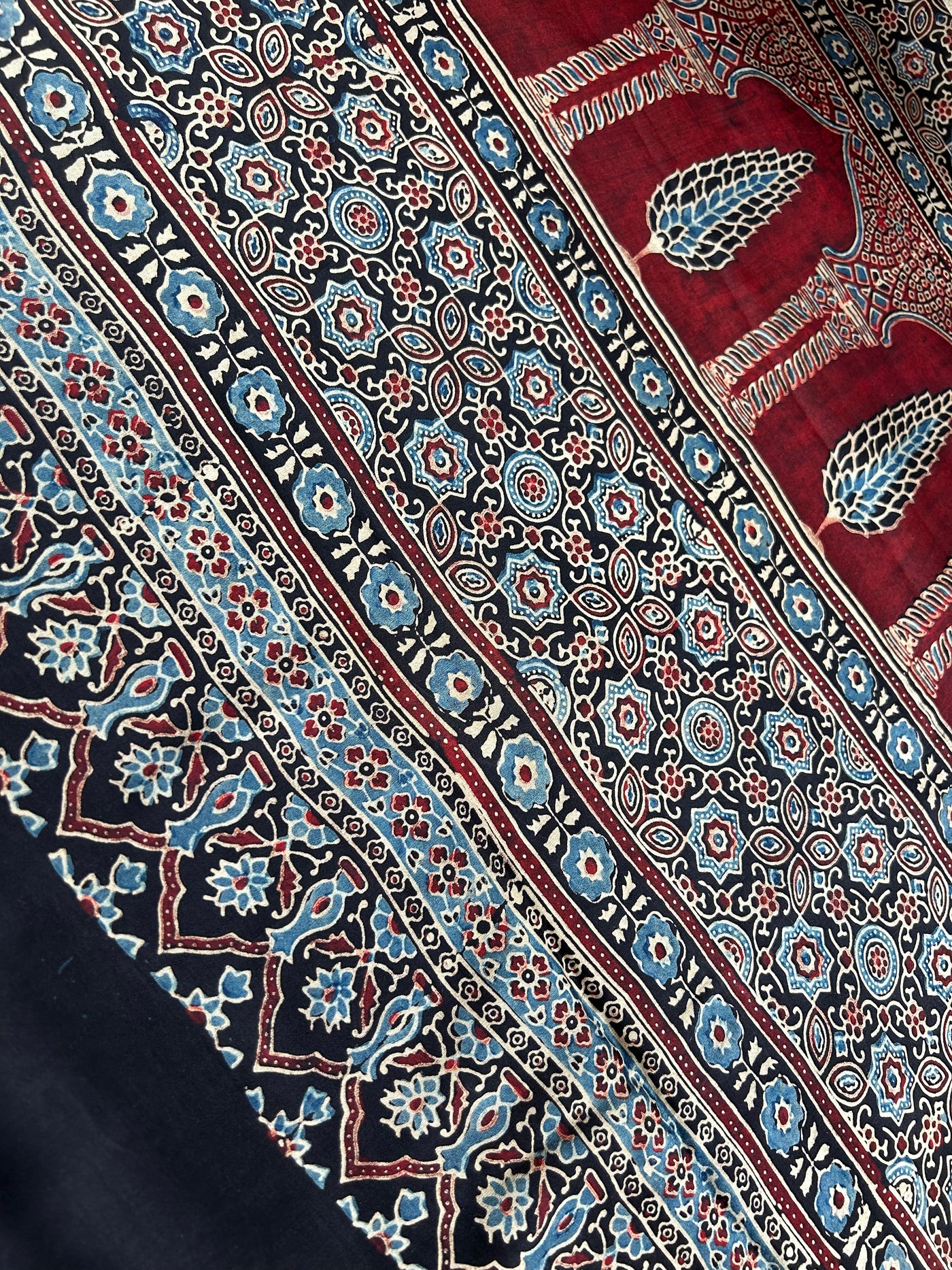 SALONI: AJRAKH MODAL SILK SAREE