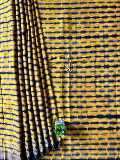 EK SITARA: HANDMADE TIE&DYE MODAL SILK SAREE WITH TISSUE PALLU