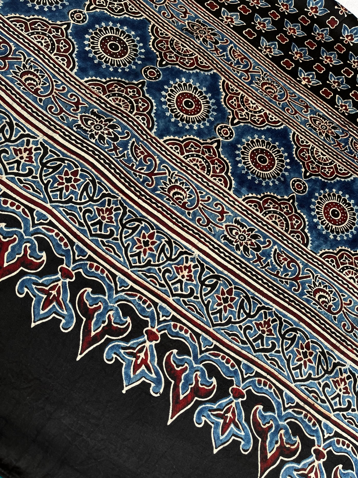 Ruhu: AJRAKH BANDHEJ MODAL SILK SAREE
