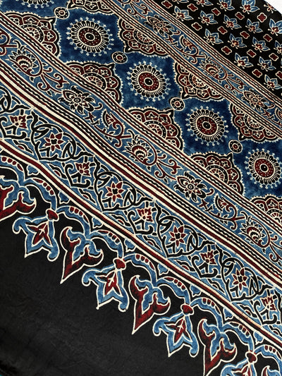 Ruhu: AJRAKH BANDHEJ MODAL SILK SAREE