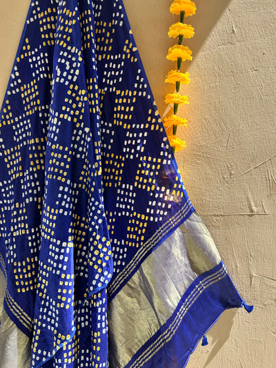NEEL:BANDHEJ PREMIUM MODAL SILK DUPATTA