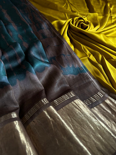 KUHU : Handmade Tie & Dye Modal Silk Suit