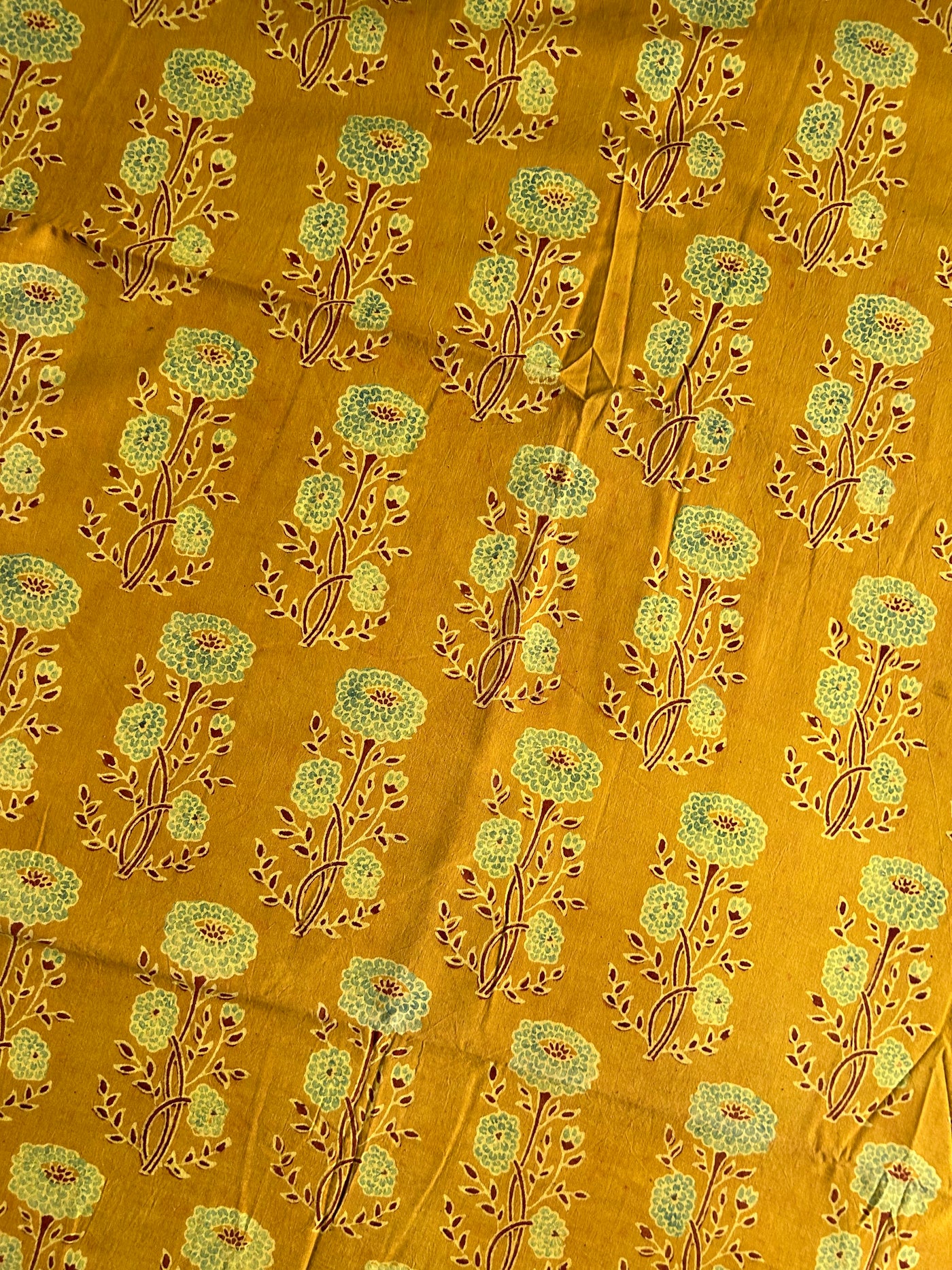 GANGA Handblock Printed Ajrakh cotton fabric