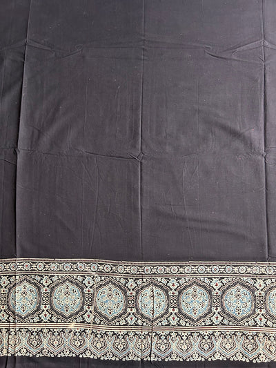 AMRAVATI Handblock Printed Ajrakh cotton fabric