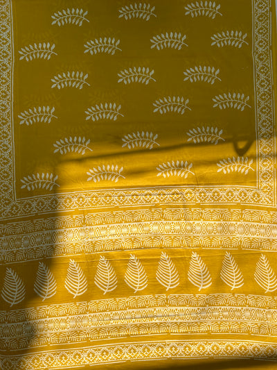 Aabha:Handmade Mul Cotton Saree