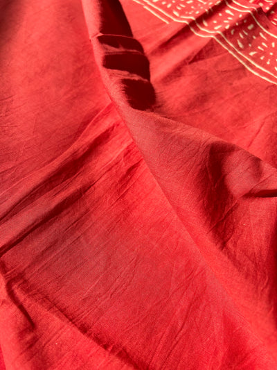 BARKHA:Handmade Mul Cotton Saree