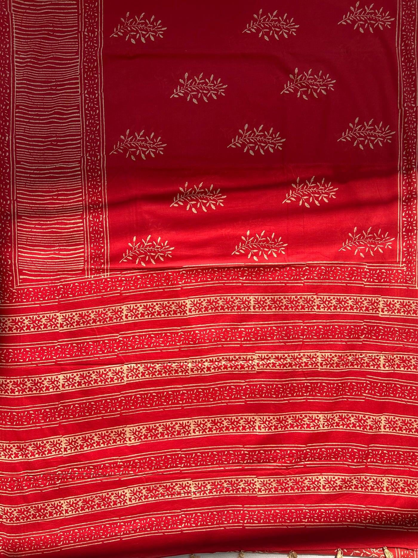 BARKHA:Handmade Mul Cotton Saree