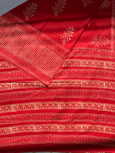 BARKHA:Handmade Mul Cotton Saree