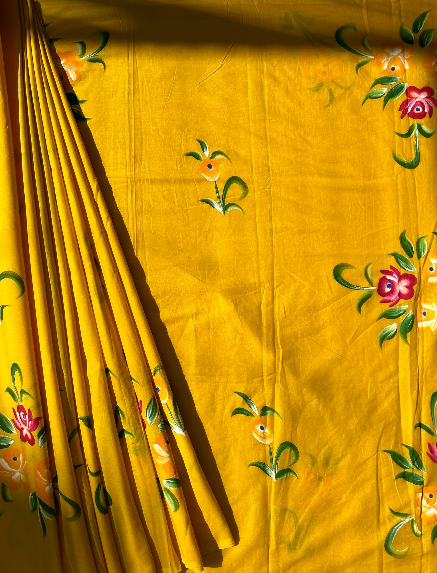 DHUN:Handmade Mul Cotton Saree