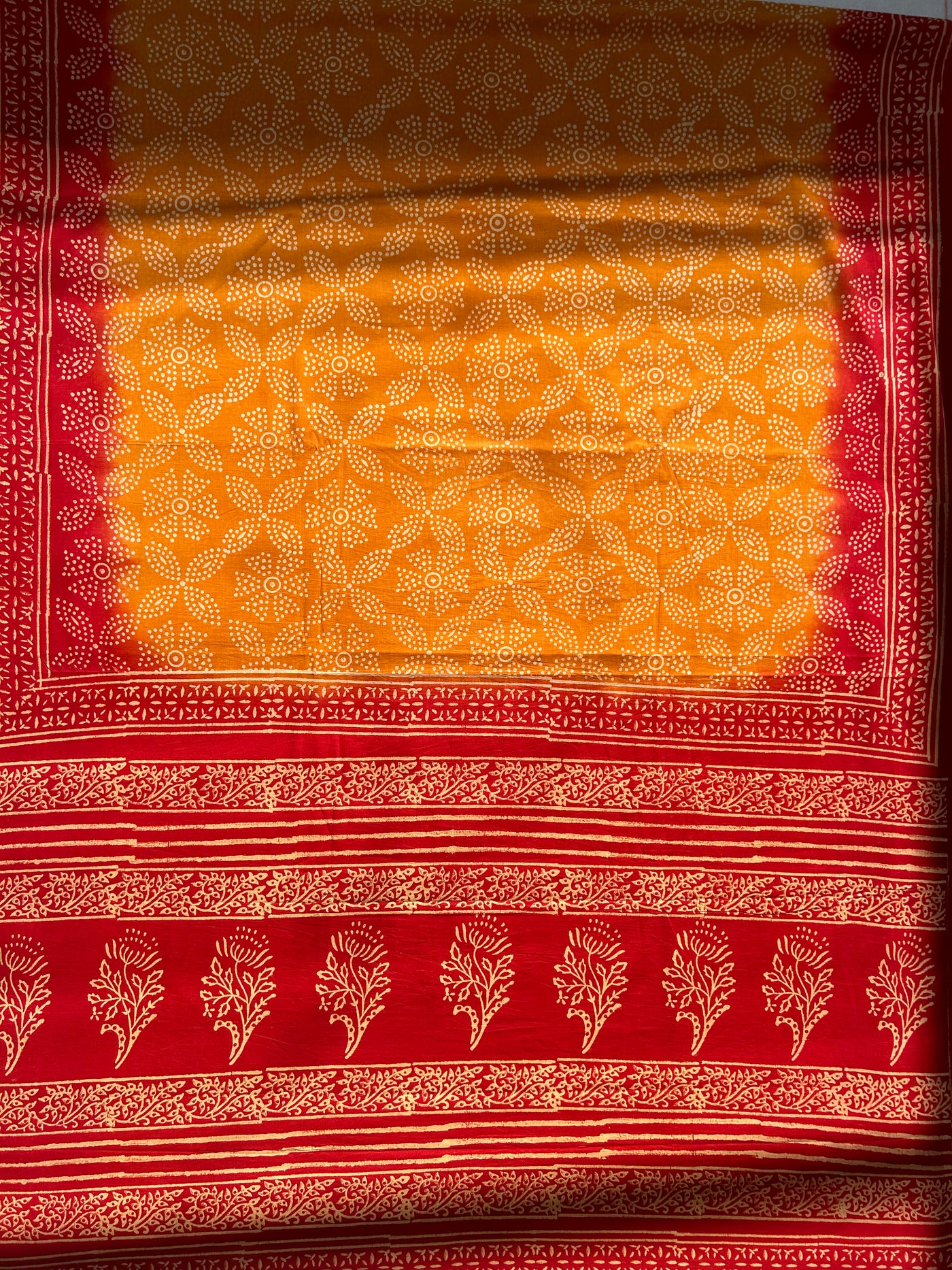 FIZA:Handmade Mul Cotton Saree