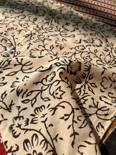 JUGNU:Handmade Mul Cotton Saree