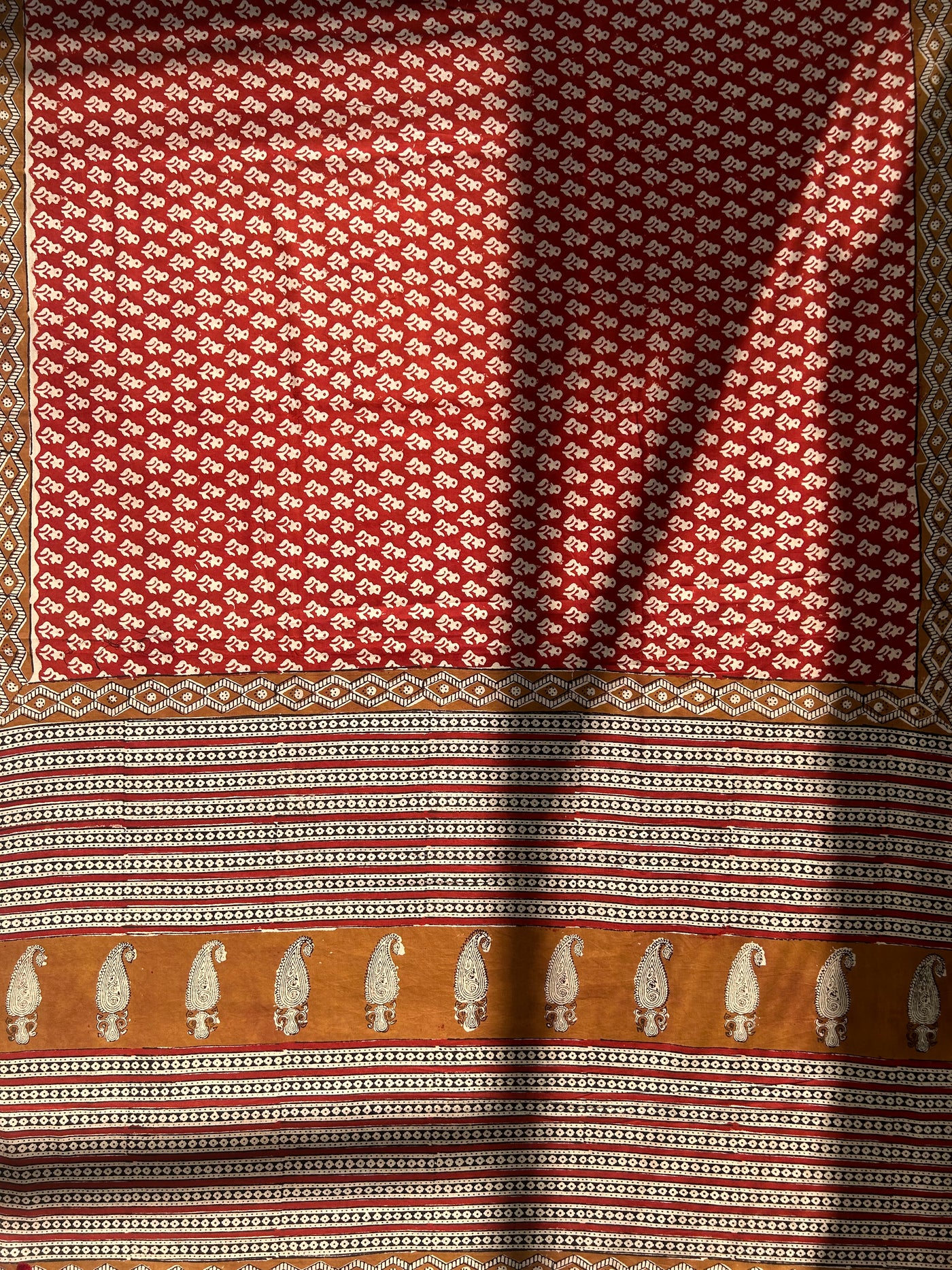 JUGNU:Handmade Mul Cotton Saree