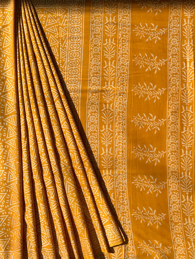 NISHA:Handmade Mul Cotton Saree