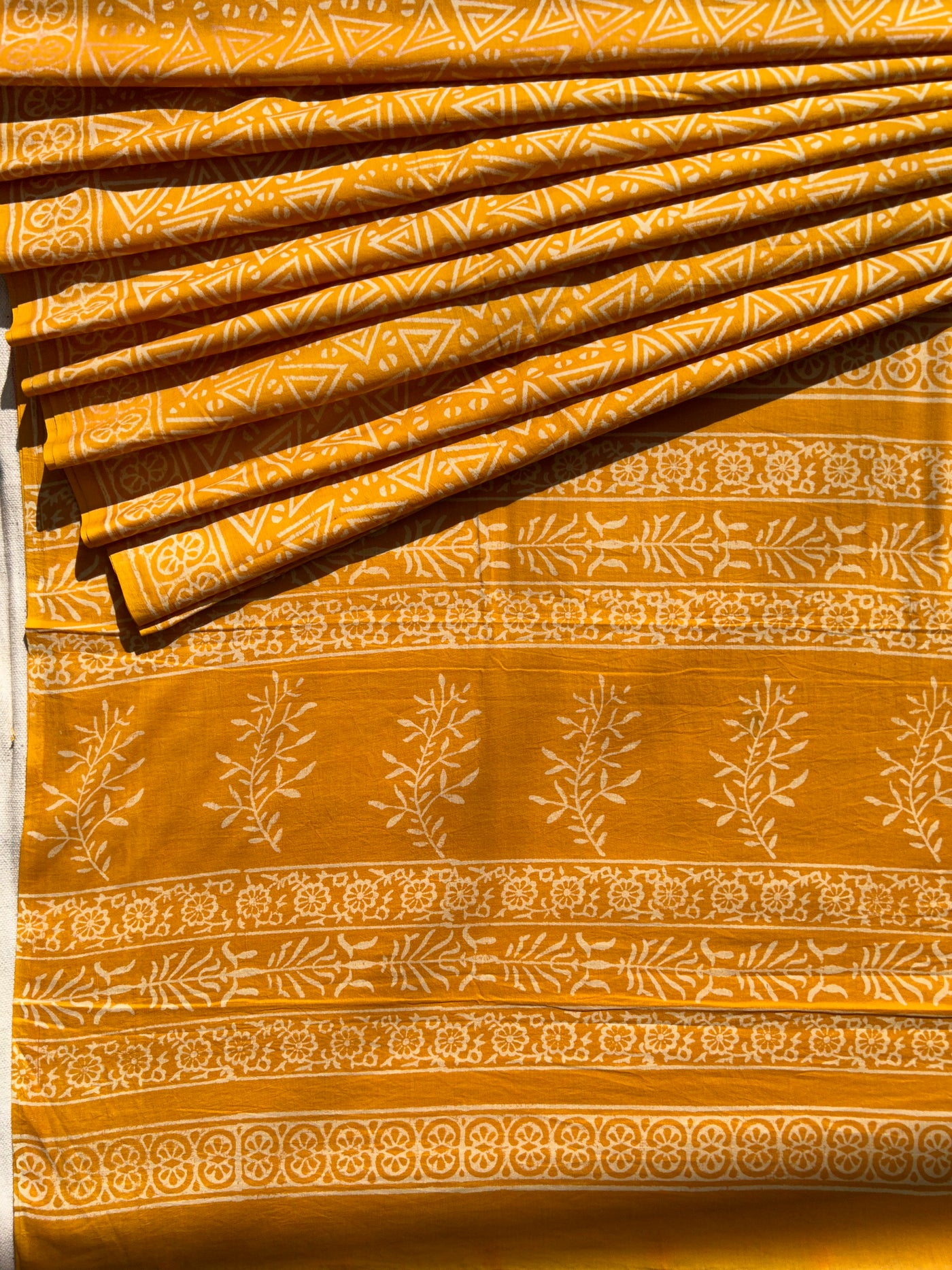 NISHA:Handmade Mul Cotton Saree