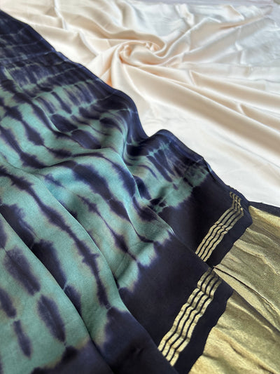 DHOLNA: Handmade Tie & Dye Modal Silk Suit