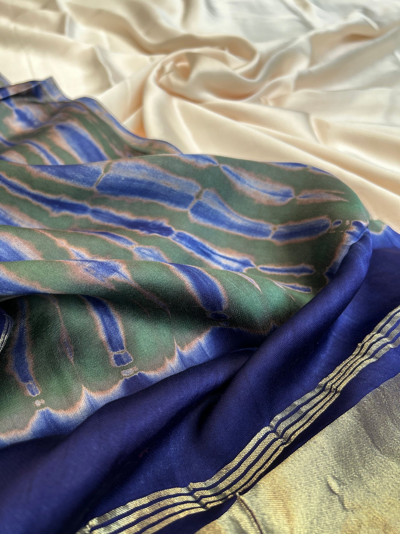 Saiyyan: Handmade Tie & Dye Modal Silk Suit