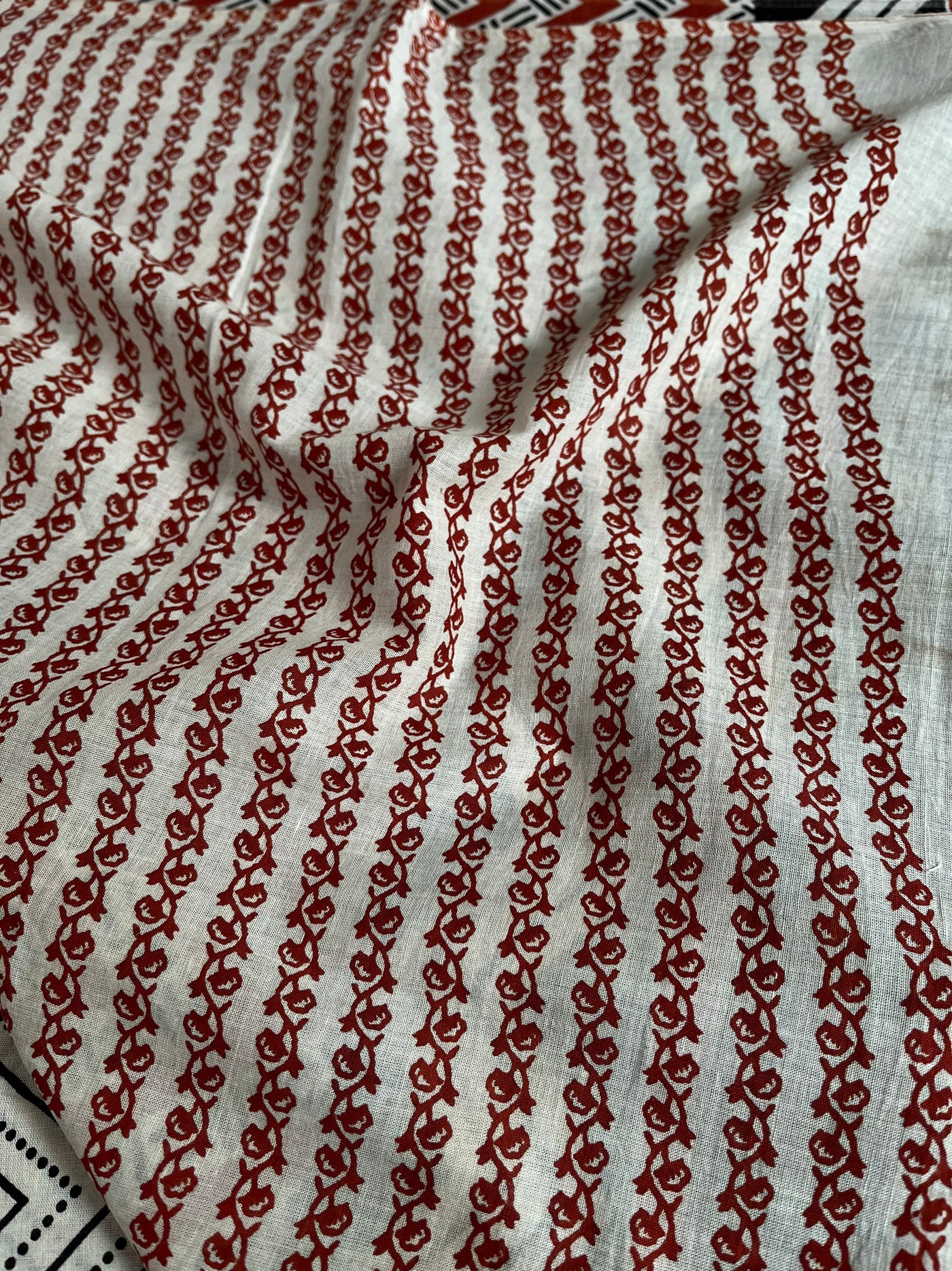 FIZA:Handmade Mul Cotton Saree