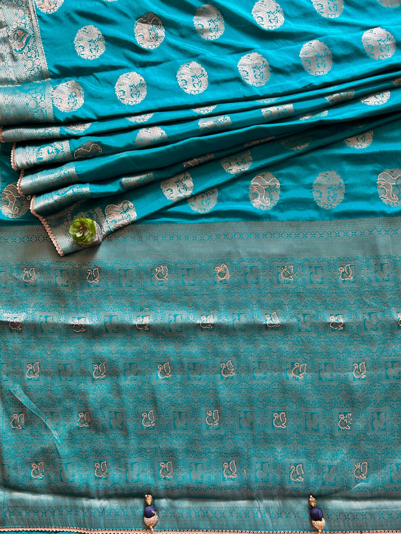 ROOPA:PARTY WEAR CHINIYA SILK BANARASI SAREE