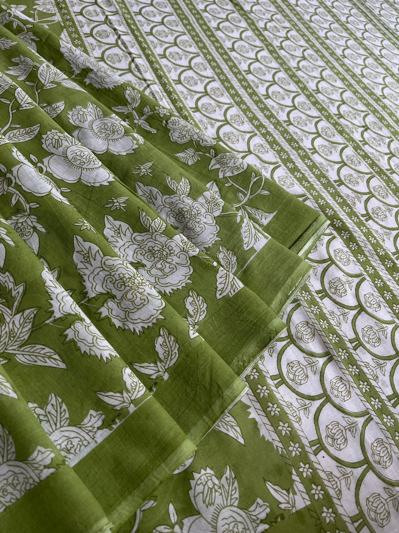 LILY:Handmade Mul Cotton Saree