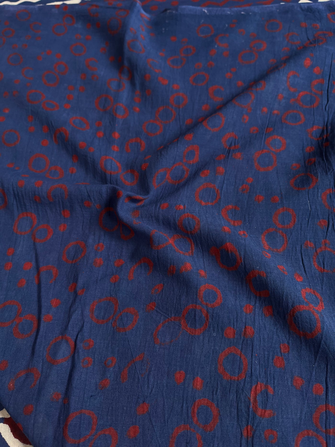 KUMKUM:Handmade Mul Cotton Saree