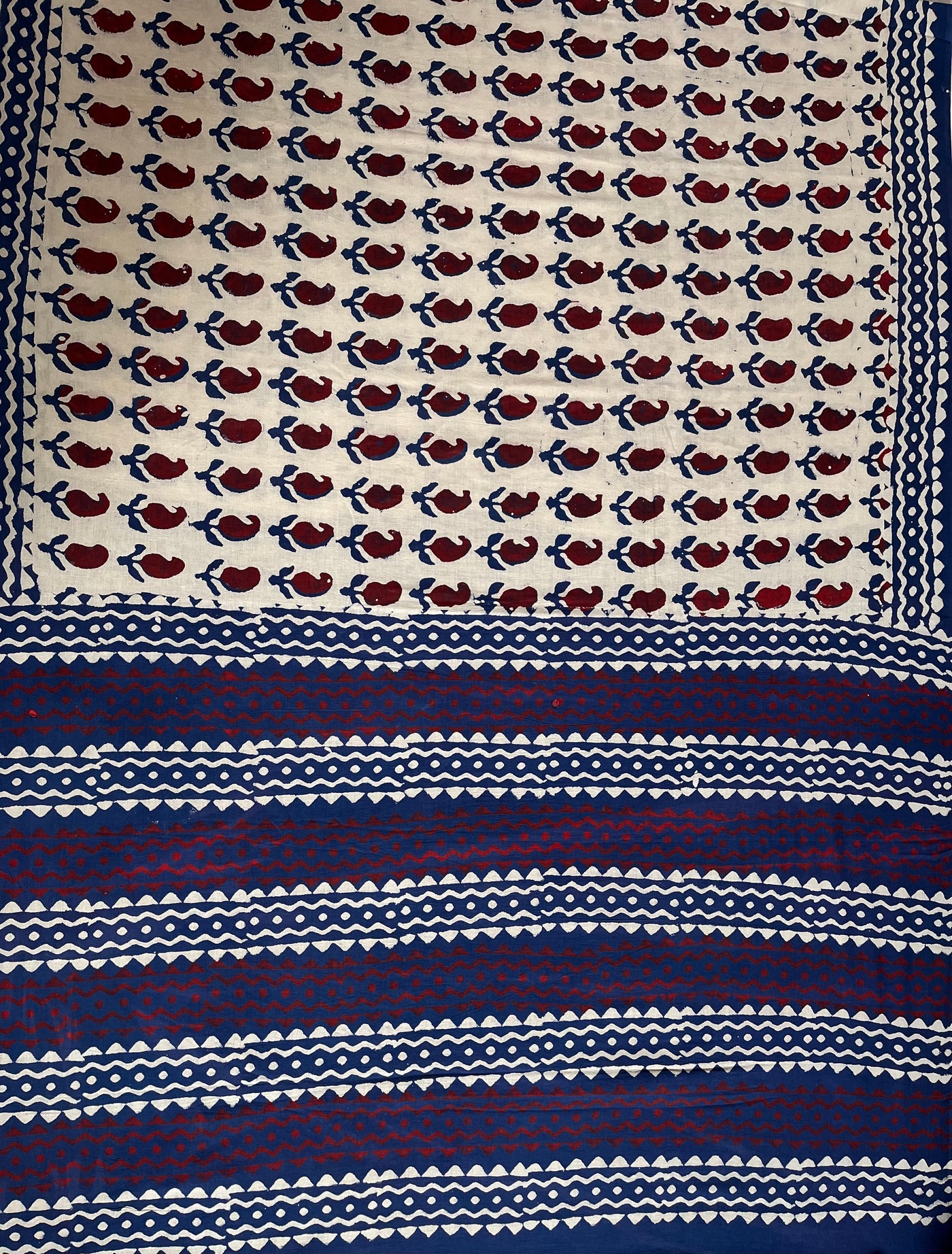 KUMKUM:Handmade Mul Cotton Saree