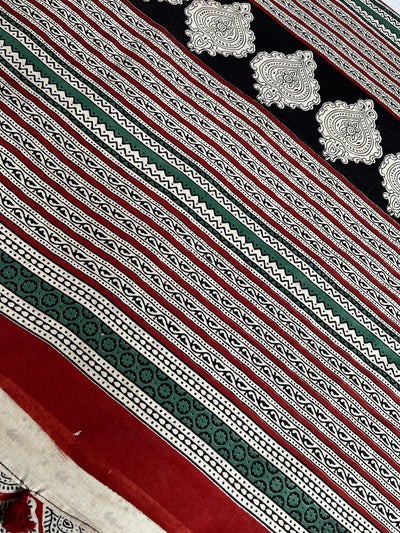 NISHA:Handmade Mul Cotton Saree