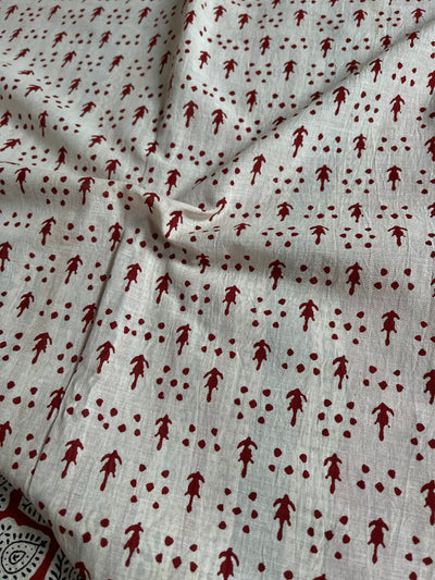 NISHA:Handmade Mul Cotton Saree