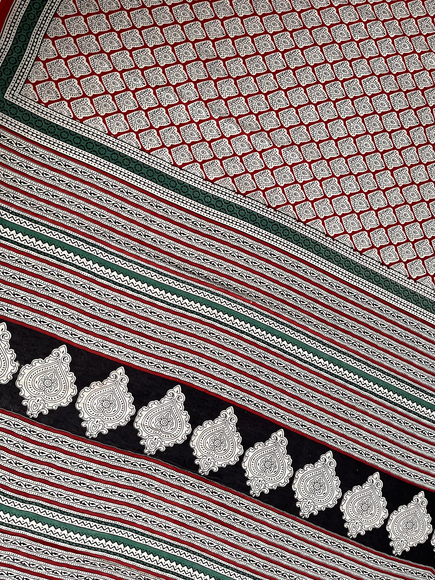 NISHA:Handmade Mul Cotton Saree