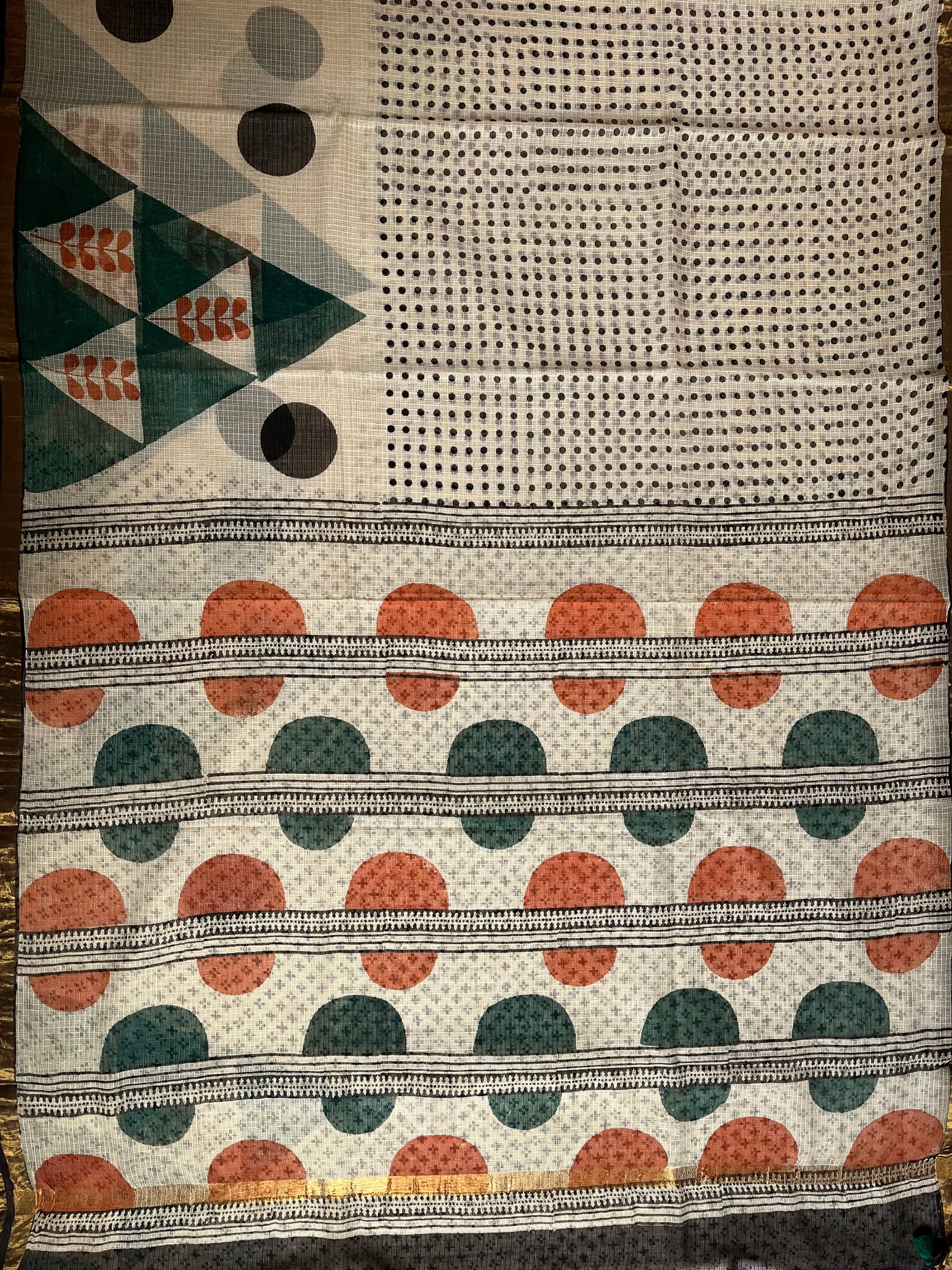 SUBHADRA: Handmade Pure cotton Kota Doria Saree