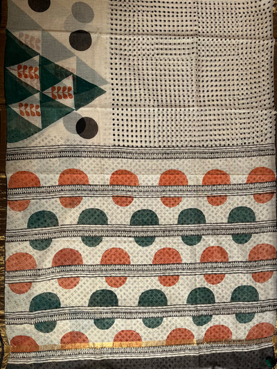 SUBHADRA: Handmade Pure cotton Kota Doria Saree