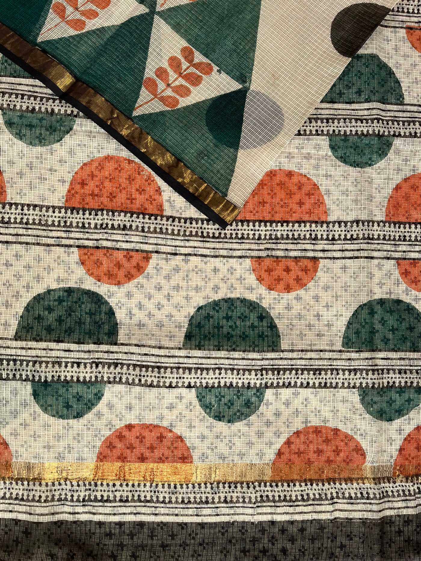 SUBHADRA: Handmade Pure cotton Kota Doria Saree