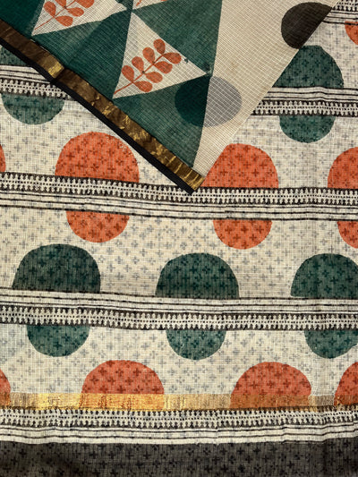 SUBHADRA: Handmade Pure cotton Kota Doria Saree