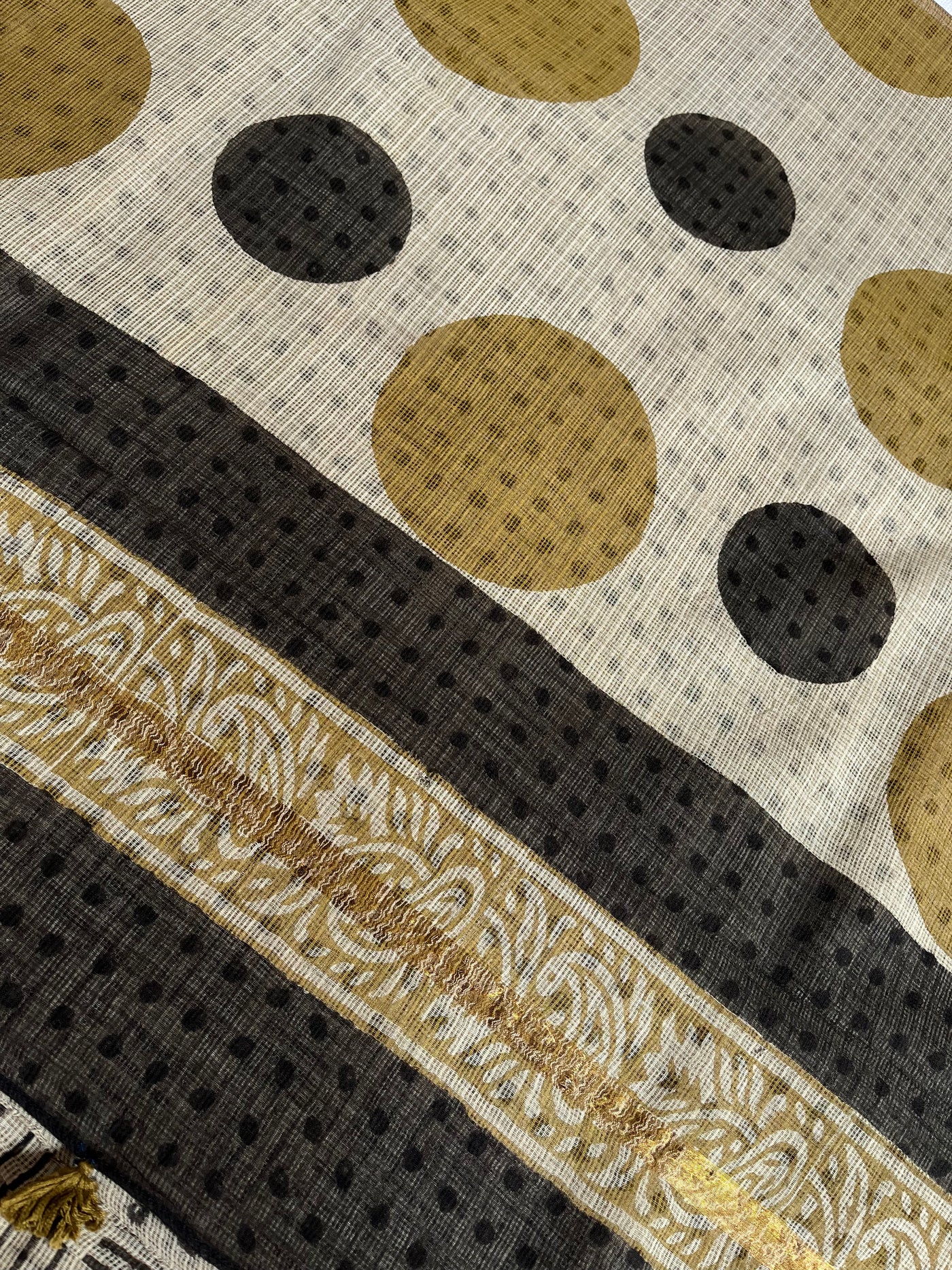 ANUBHA: Handmade Pure cotton Kota Doria Saree