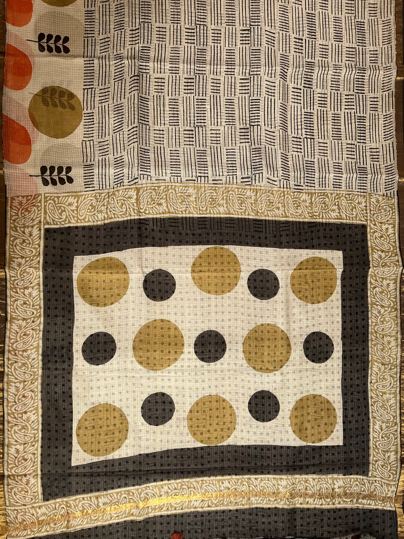 ANUBHA: Handmade Pure cotton Kota Doria Saree