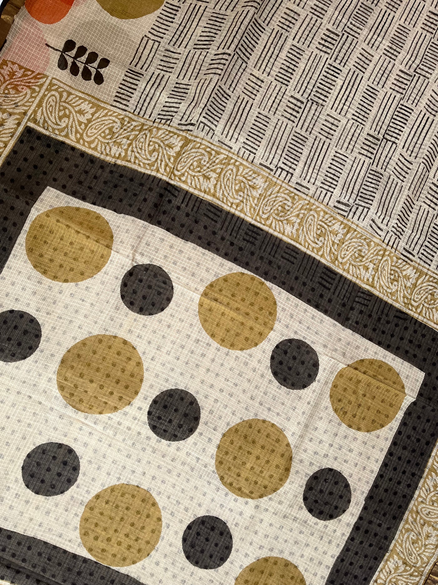 ANUBHA: Handmade Pure cotton Kota Doria Saree