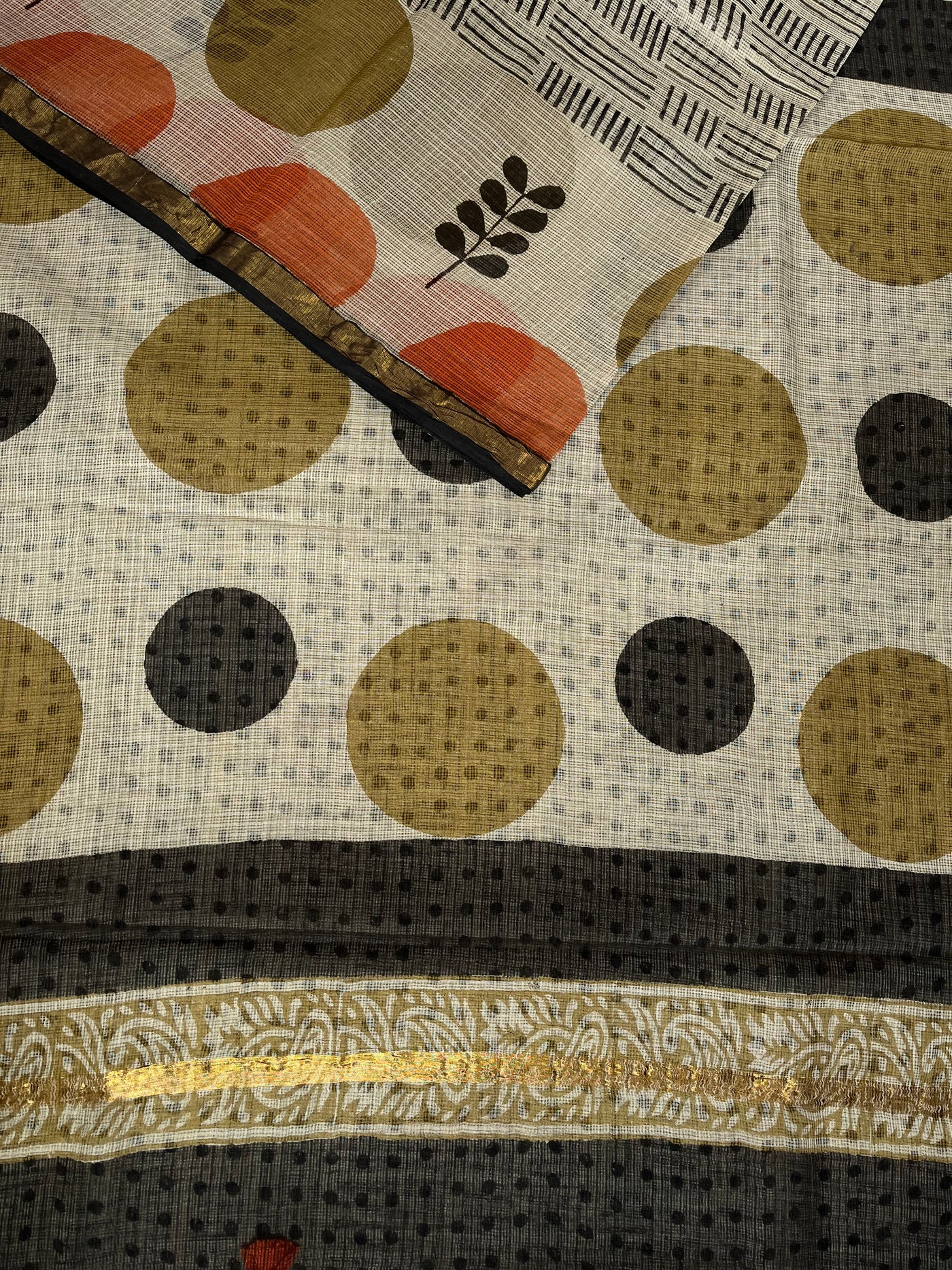 ANUBHA: Handmade Pure cotton Kota Doria Saree